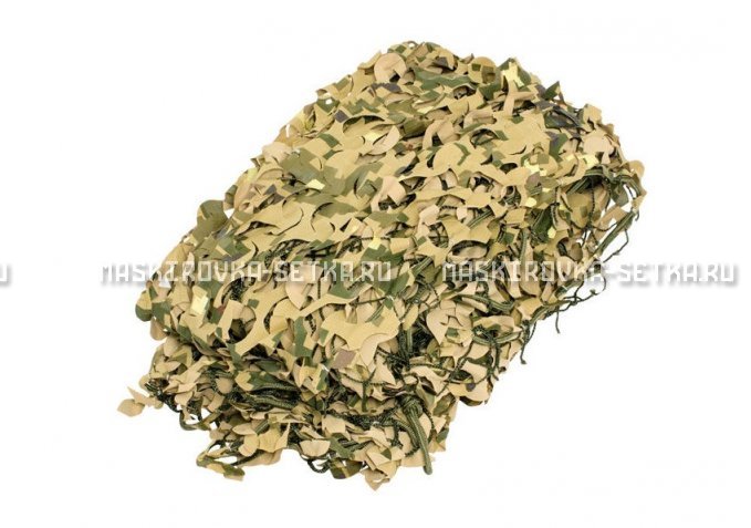 Массеть Camosystems Пейзаж-Профи Милитари 3D 1,8х3 м  – купить по цене 3850 руб. в интернет-магазине в городе Тула картинка 1