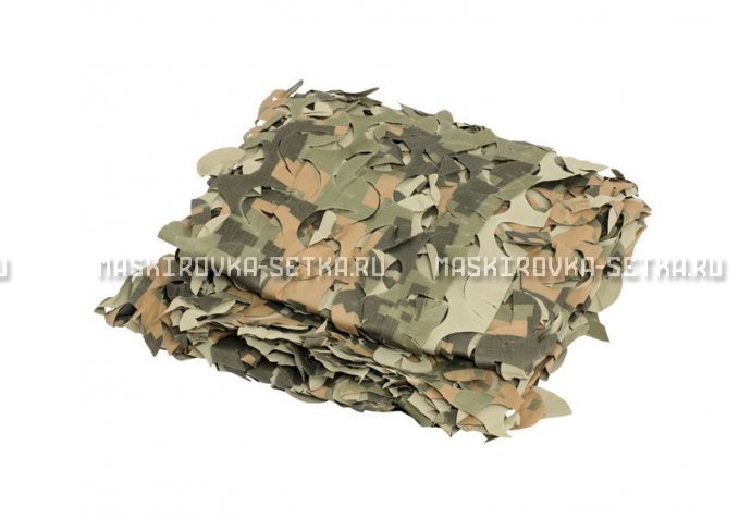 Сетка Camosystems Пейзаж Полынь 3D 2,4х6 м  – купить по цене 6200 руб. в интернет-магазине в городе Тула картинка 1