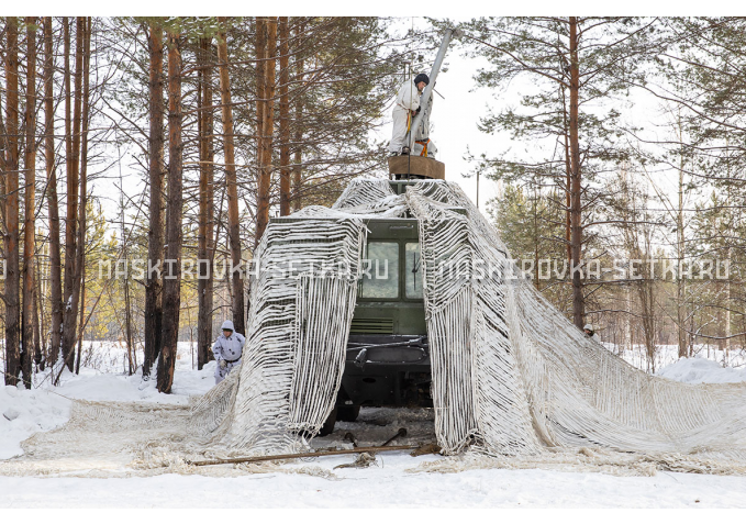 Маскировочный комплект МКТ-2С Снег 9х12 м без АП – купить по цене 29500 руб. в интернет-магазине в городе Тула картинка 3