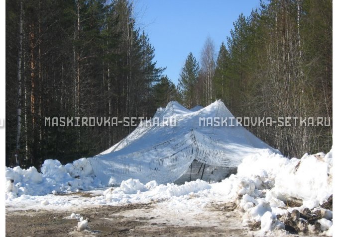 Маскировочная сеть МКТ-2С Снег 2х3 м – купить по цене 1700 руб. в интернет-магазине в городе Тула картинка 3