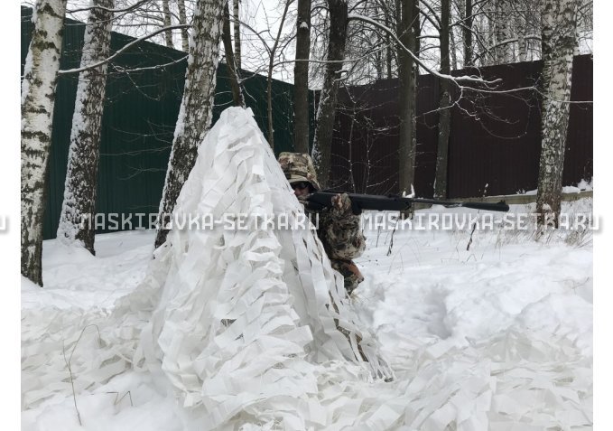Маскировочная сеть МКТ-2С Снег 2х3 м – купить по цене 1700 руб. в интернет-магазине в городе Тула картинка 2